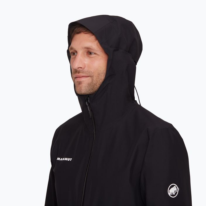Men's rain jacket Mammut Alto Light HS black 4