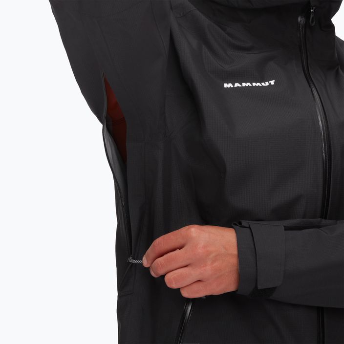 Women's rain jacket Mammut Alto Light HS black 5