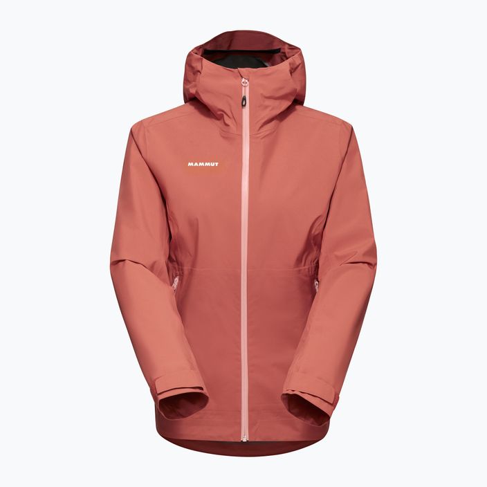 Mammut Alto Light HS brick women's rain jacket 8