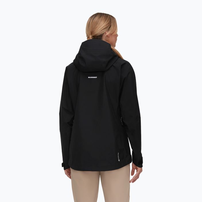 Mammut Crater IV HS Hooded women's rain jacket black 2