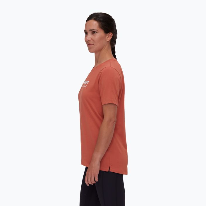 Mammut Core Logo brick women's t-shirt 3