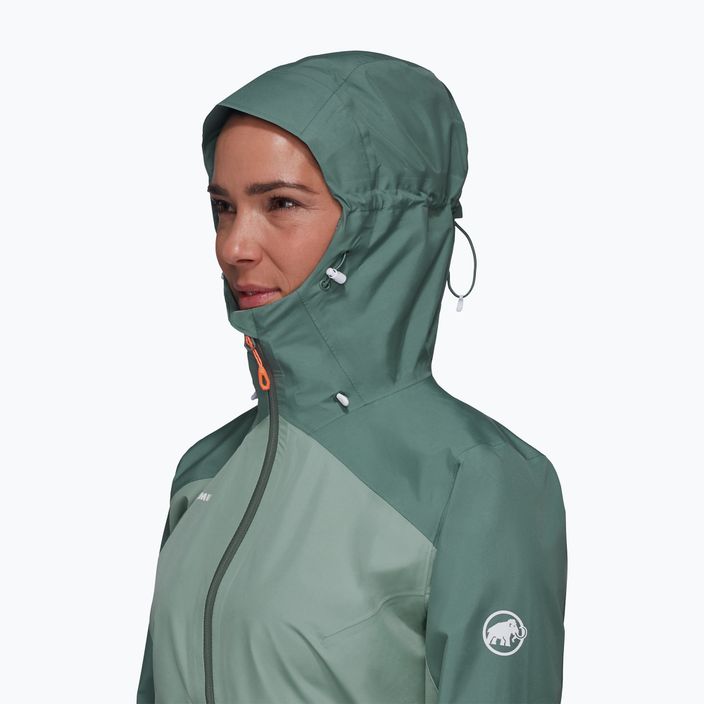 Mammut Convey Tour HS women's rain jacket dark/jade 4