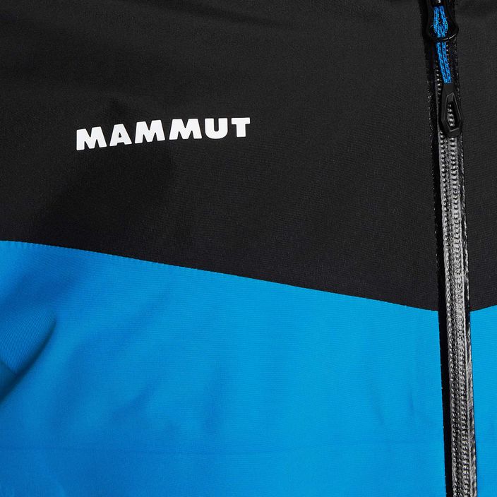 Mammut Convey Tour HS men's rain jacket glacier blue/black 3