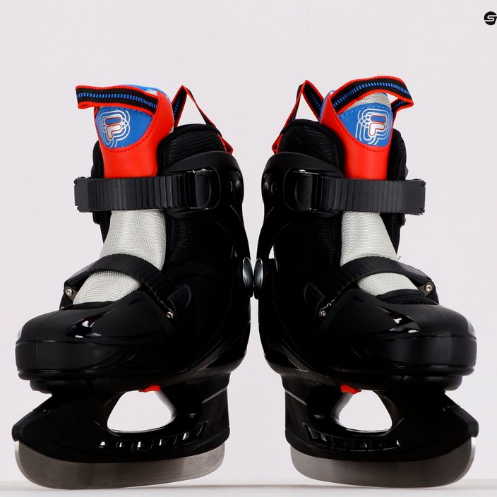 Children's skates FILA J-One HR black/red/blue 9
