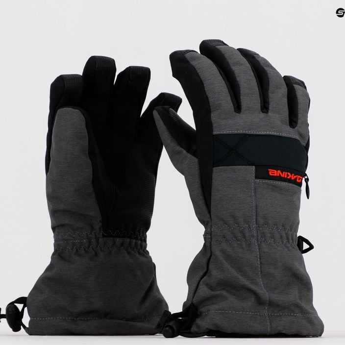 Dakine Avenger Gore-Tex grey children's snowboard gloves D10003127 6