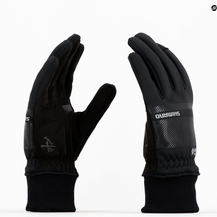 Shimano Infinium Primaloft men's cycling gloves black ECWGLBWUS25ML0104 8
