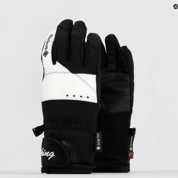 Women's ski glove Viking Sherpa GTX Ski black and white 150/22/9797/01 8