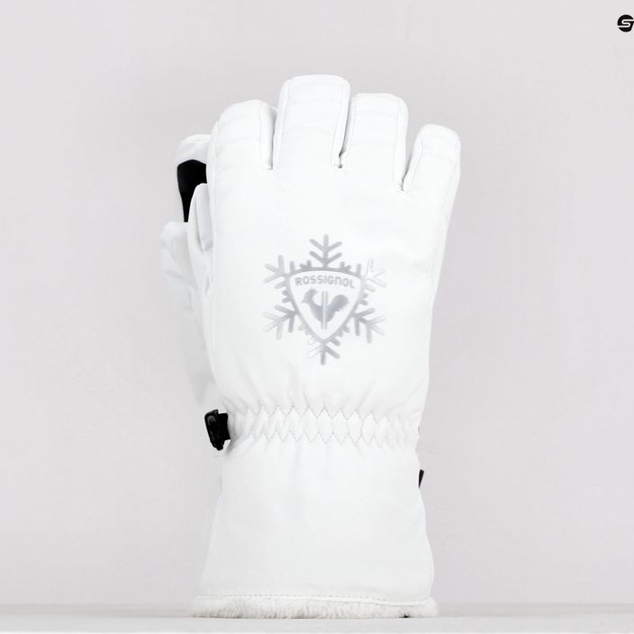 Women's ski gloves Rossignol Perfy G white 7