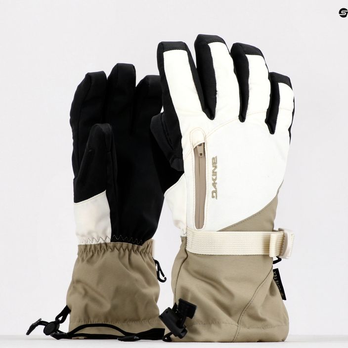 Women's Dakine Sequoia Gore-Tex snowboard gloves beige D10003173 11