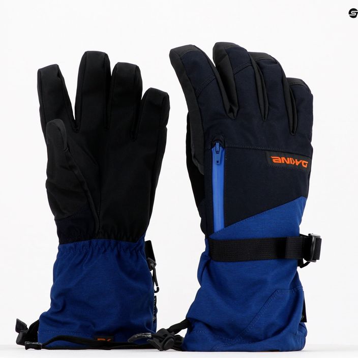 Men's Dakine Titan Gore-Tex snowboard gloves blue D10003184 12