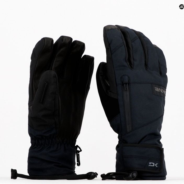 Men's Dakine Leather Titan Gore-Tex Short snowboard gloves black D10003157 12