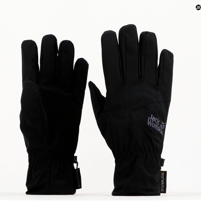 Jack Wolfskin Stormlock Highloft trekking gloves black 1904433_6000_001 6