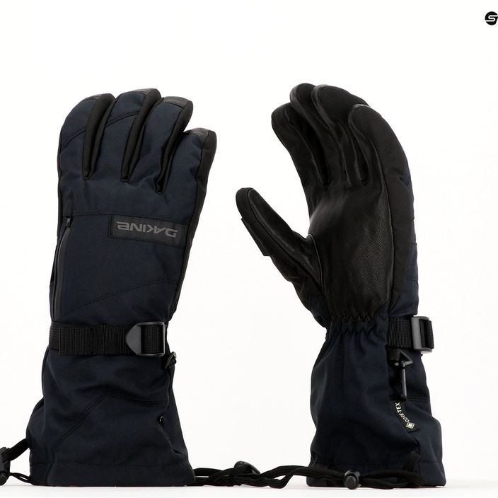 Men's Dakine Leather Titan Gore-Tex Snowboard Gloves Black D10003155 12