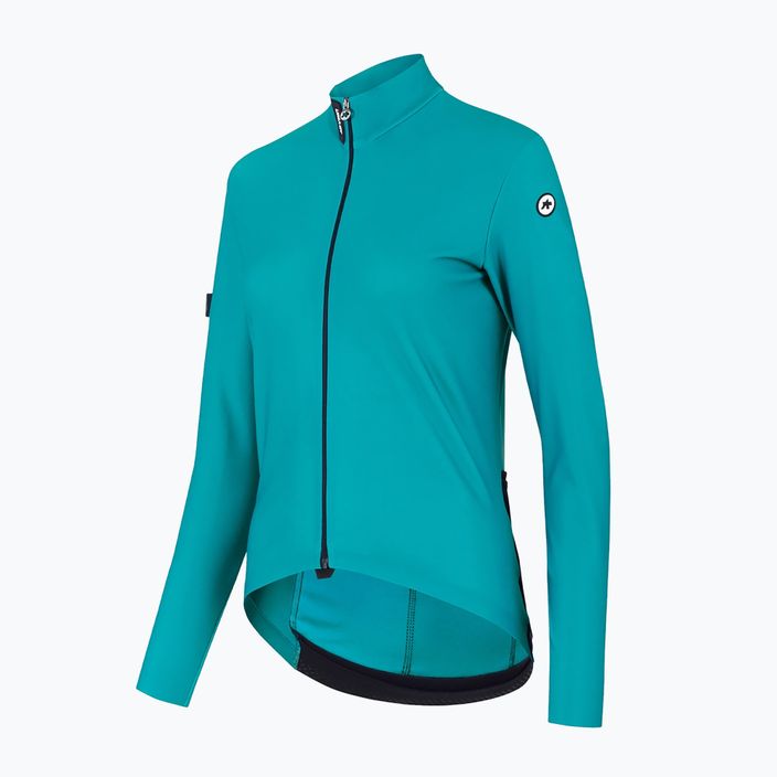 Women's cycling jersey ASSOS Uma GT Spring Fall Jersey C2 turquise green 4