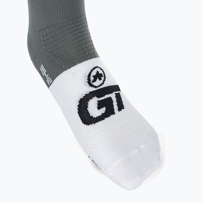 ASSOS GT C2 rock grey cycling socks 3