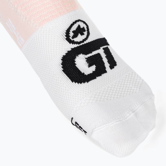 ASSOS GT C2 cosmic rose cycling socks 3