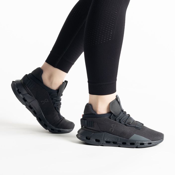 Women's running shoes On Cloudnova black 2699814 2