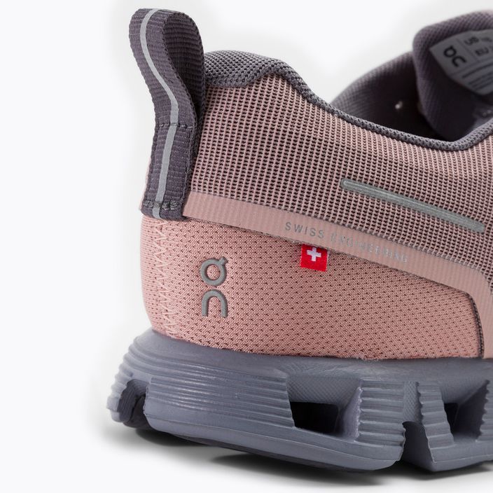 Women's running shoes On Cloud 5 Waterproof pink 5998527 9