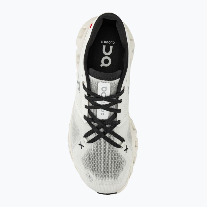 Women's running shoes On Running Cloud X 3 white/black 5