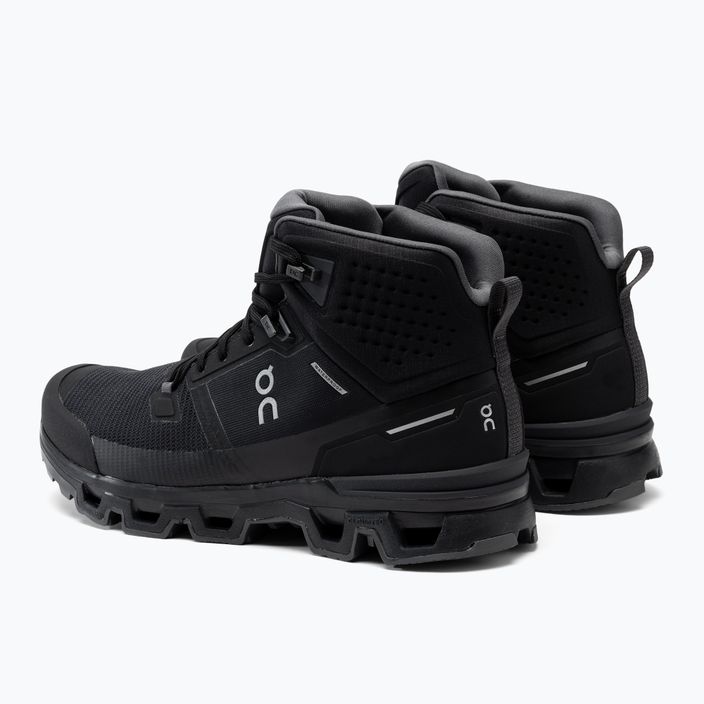 Men's trekking shoes On Cloudrock 2 Waterproof black 6398613 3