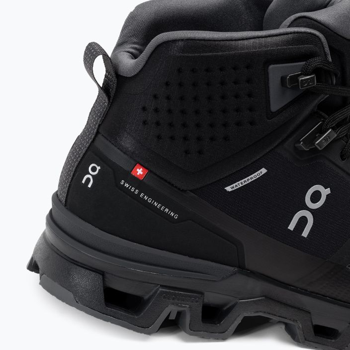 Men's trekking shoes On Cloudrock 2 Waterproof black 6398613 8