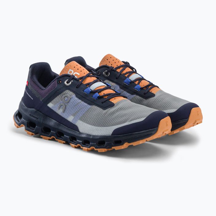 Women's running shoes On Cloudvista navy blue-grey 6498592 7