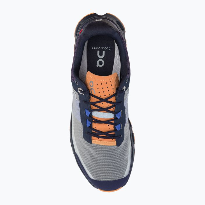 Women's running shoes On Cloudvista navy blue-grey 6498592 8
