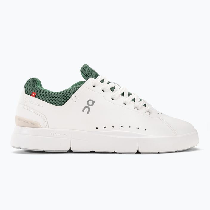 Women's On Running The Roger Advantage white/green shoes 2