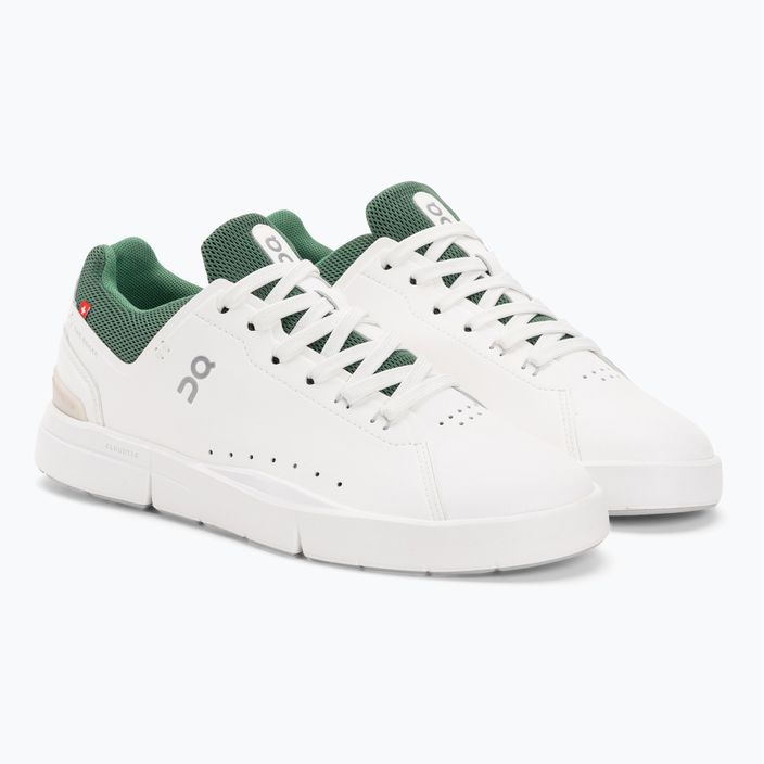 Women's On Running The Roger Advantage white/green shoes 4
