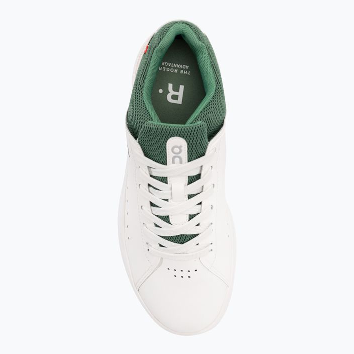 Women's On Running The Roger Advantage white/green shoes 6