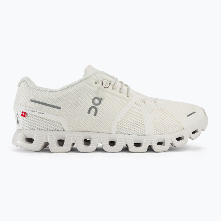 Women's On Running Cloud 5 undyed-white/white running shoes 2