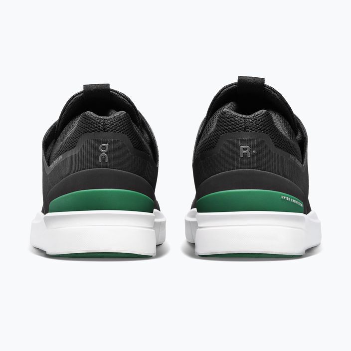 Men's On Running The Roger Spin black/green shoes 10