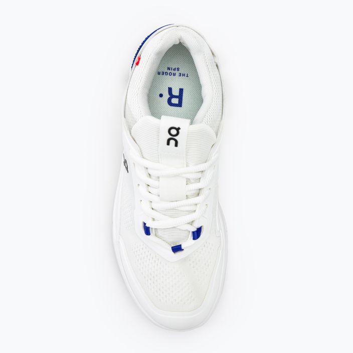 Women's On Running The Roger Spin undyed white/indigo shoes 5