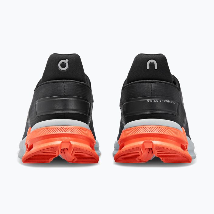 Men's running shoes On Cloudnova Flux black/flame 8
