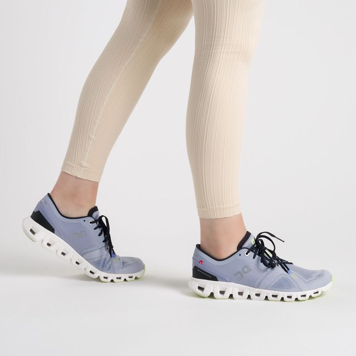 Women's running shoes On Cloud X 3 blue 6098253 2