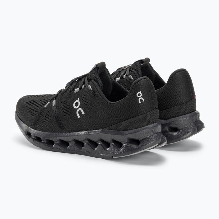 Women's running shoes On Cloudsurfer black 3
