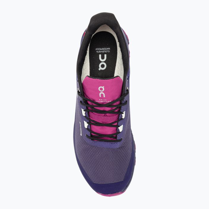 Women's running shoes On Cloudvista Waterproof flint/acai 6