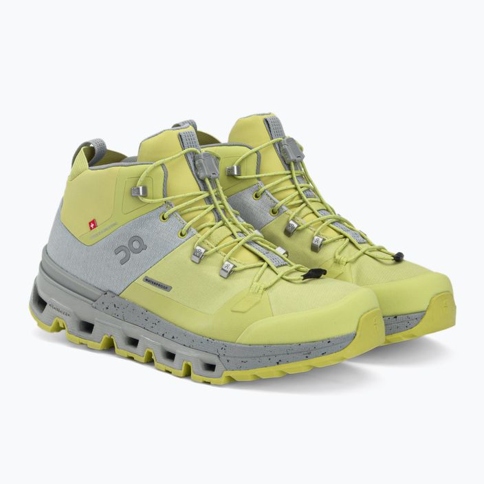 Women's trekking shoes On Cloudtrax Waterproof yellow 3WD10881099 4