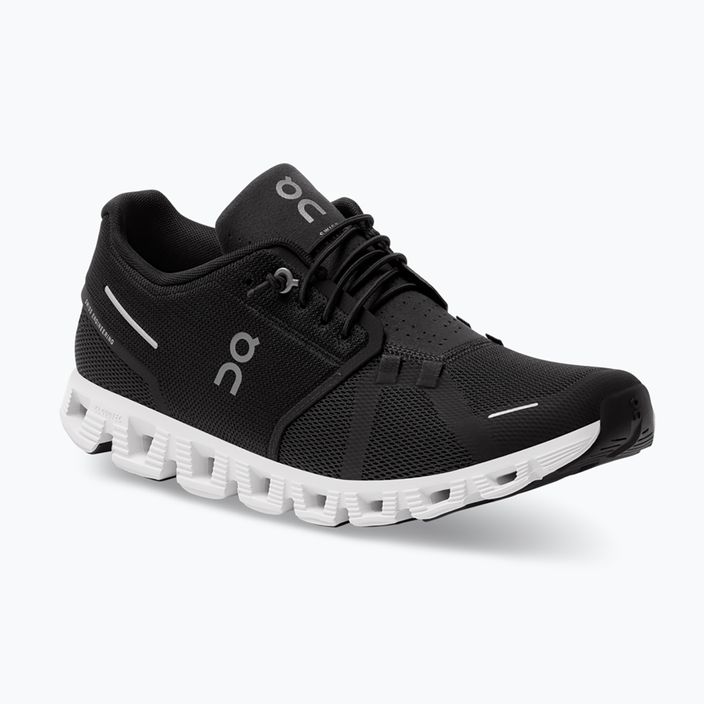 Men's On Running Cloud 5 black/white running shoes 8