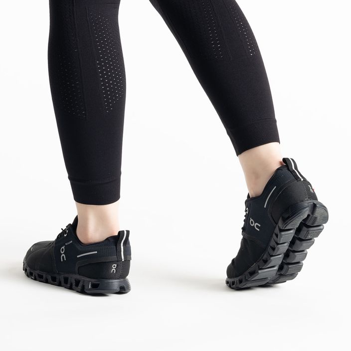 Women's running shoes On Cloud 5 Waterproof black 5998838 3