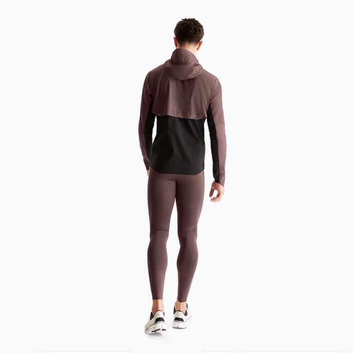 Men's running leggings On Running Performance Winter grape 2
