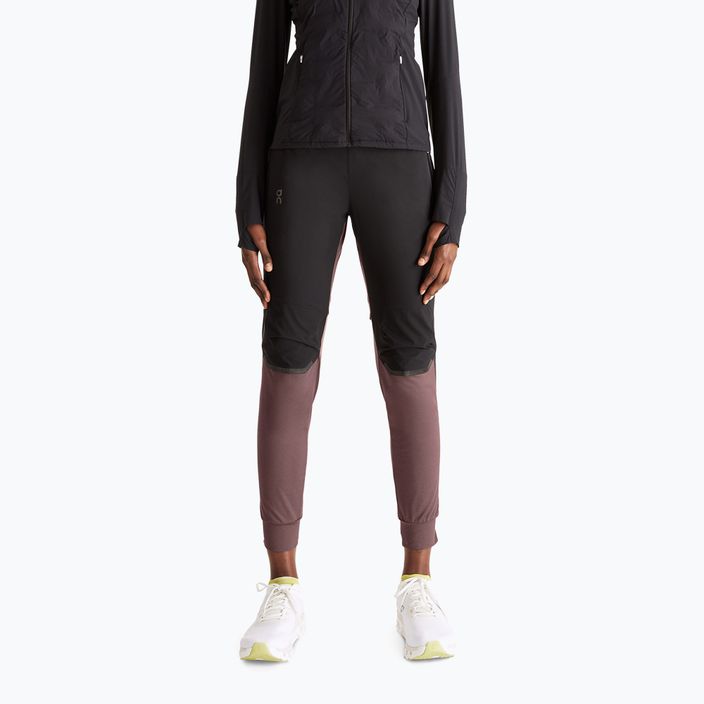 Women's On Running trousers grape/black