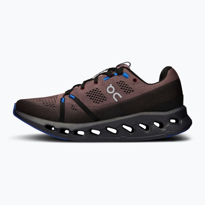 Men's On Running Cloudsurfer black/cobalt running shoes 3