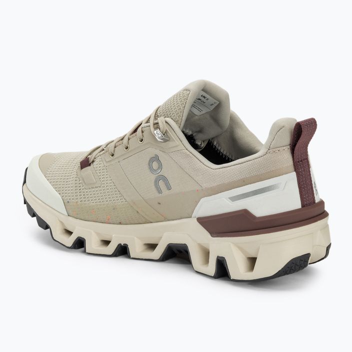 Women's trekking shoes On Running Cloudwander Waterproof sand/ivory 3