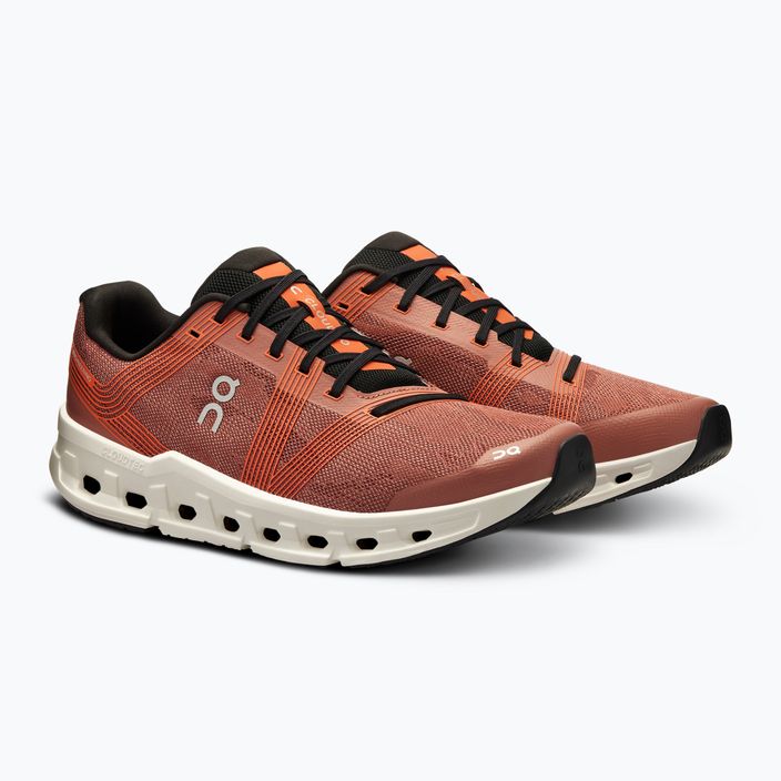 Men's On Running Cloudgo mahogany/ivoryv running shoes