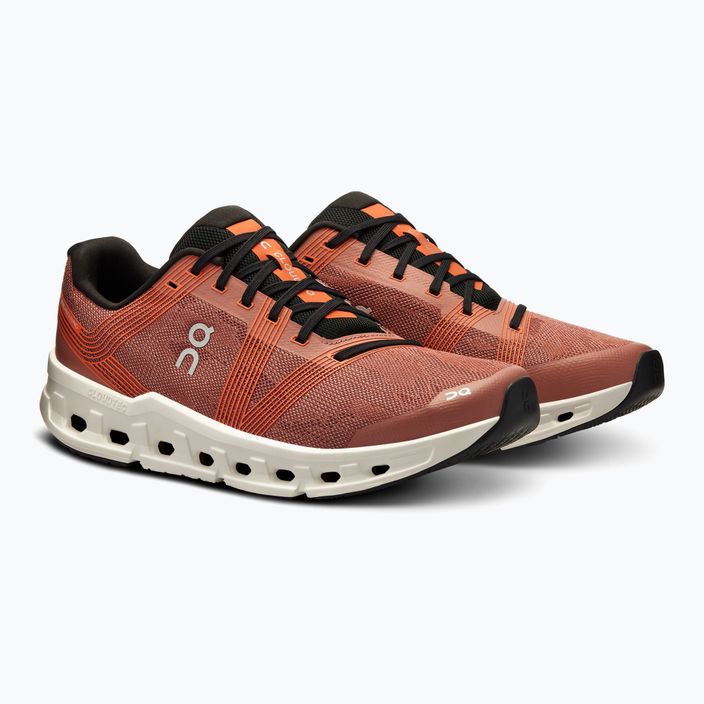 Men's On Running Cloudgo Wide mahogany/ivory running shoes