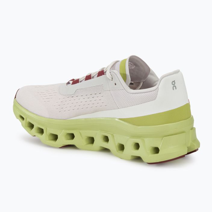 Men's On Running Cloudmonster frost/acacia running shoes 3