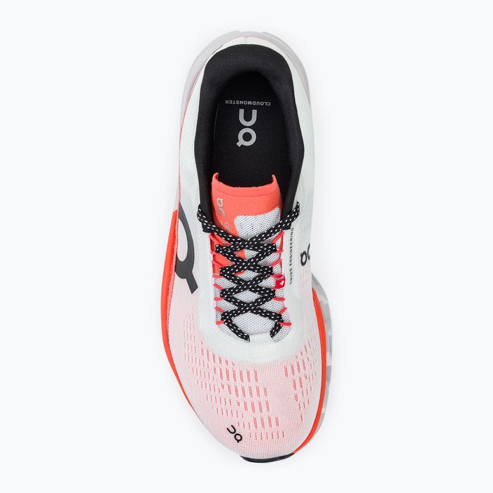 Women's On Running Cloudmonster 2 undyed/flame running shoes 5