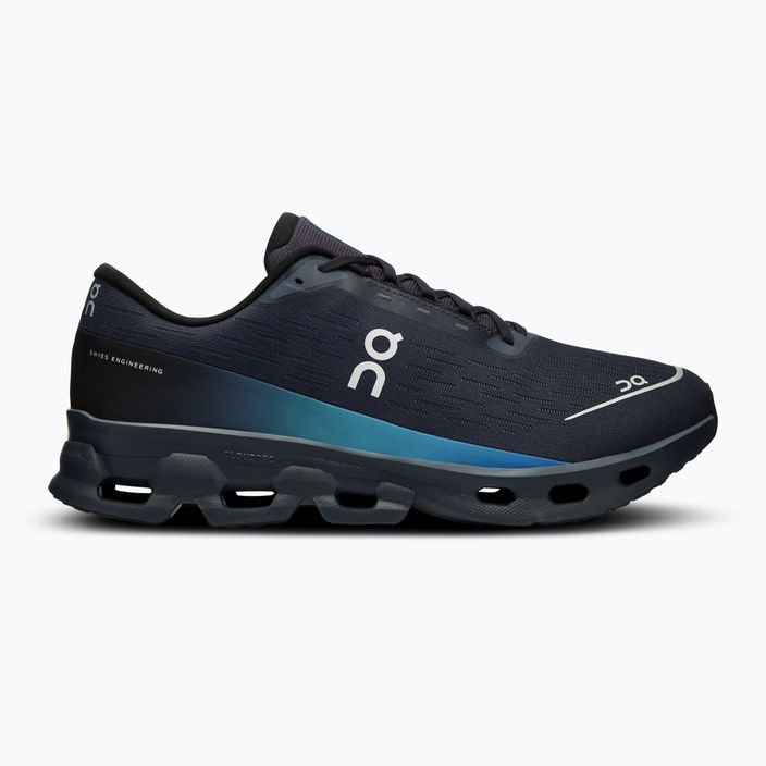 Men's On Running Cloudspark black/blueberry running shoes 9