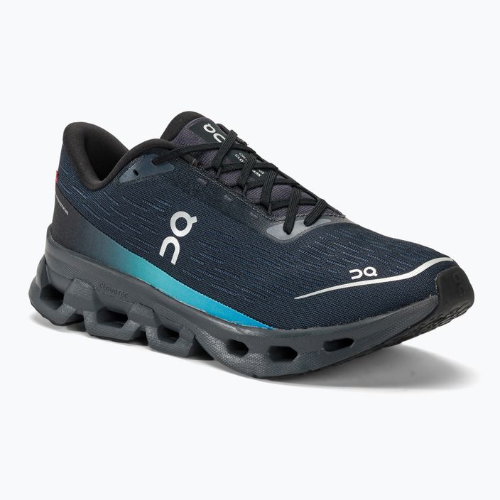 Men's On Running Cloudspark black/blueberry running shoes